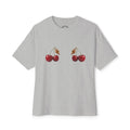 "Double Cherry" Oversized Boxy Tee